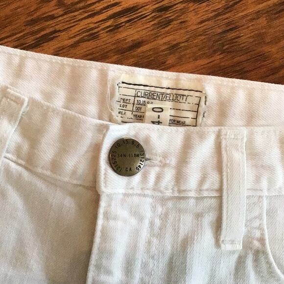 Current/Elliott The Boyfriend Shorts in Sugar Sz 24 - Picture 4 of 10